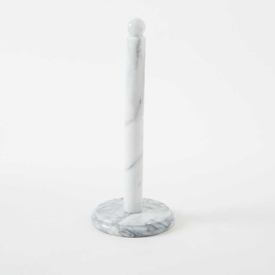 Marble Paper Towel Holder west elm United Kingdom